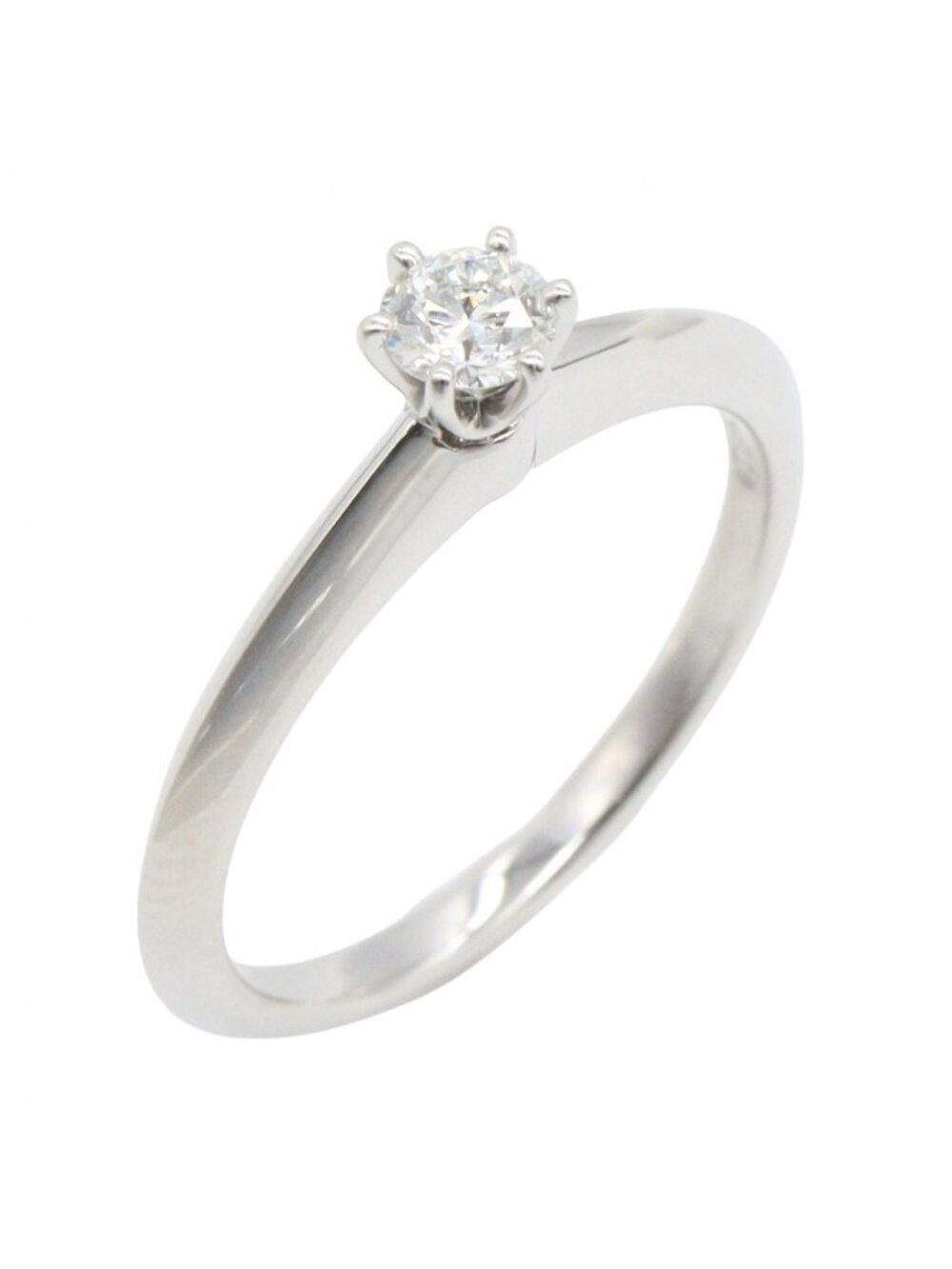 Tiffany & Co Ring Solitaire Diamond Platinum